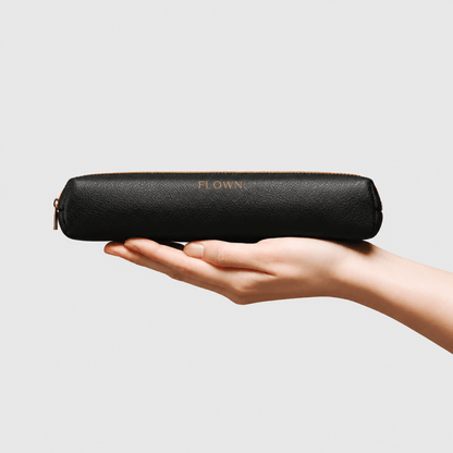 Black Leather Pouch for GoBrush