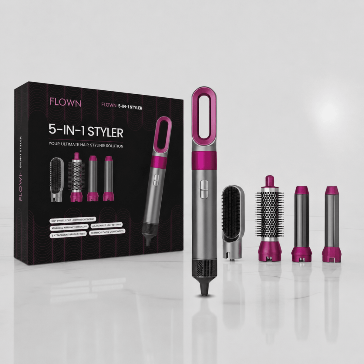 FLOWN 5-in-1 Airstyler: Your Ultimate Hair Styling Solution