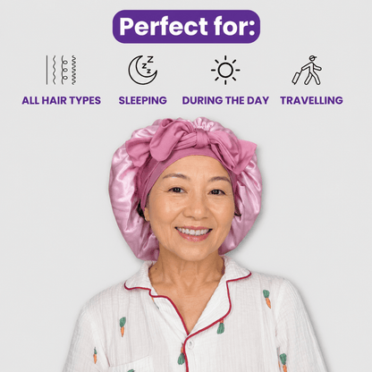 Flown Silq™ Bonnet - Nº04 Rose Blush