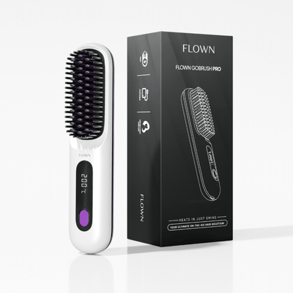 [NEW] FLOWN Portable Straightener Brush - GoBrush PRO