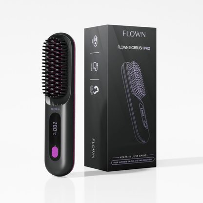 [NEW] FLOWN Portable Straightener Brush - GoBrush PRO