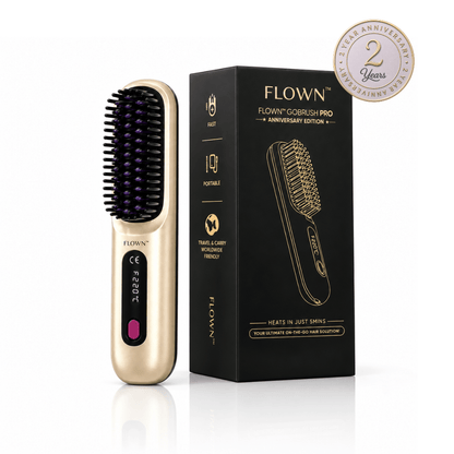 [NEW] FLOWN Portable Straightener Brush - GoBrush PRO