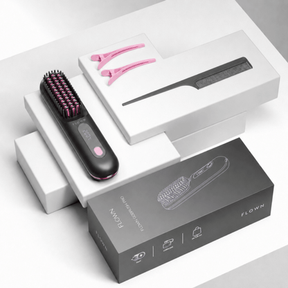 [NEW] FLOWN Portable Straightener Brush - GoBrush PRO